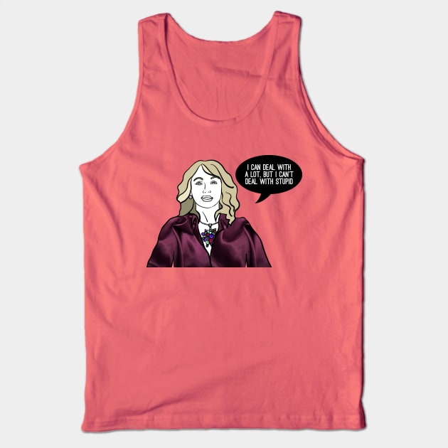 I Can't Deal With Stupid Tank Top by Katsillustration